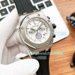 Perfect Replica Audemars Piguet Royal Oak Offshore White Dial Watch Men 43mm 